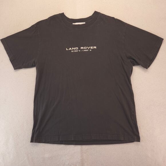 Land Rover Crew Neck Short Sleeve Graphic T Shirt Mens Size Large L Gray - Picture 2 of 9